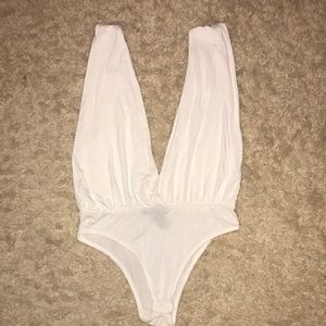 White low line body suit